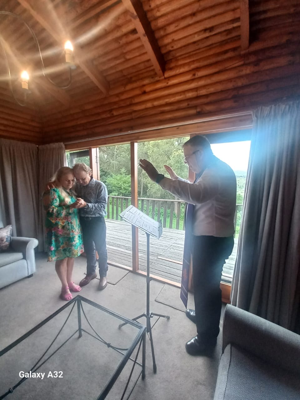 Wedding ceremony by Dr. Gerrit Rademeyer in Jamestown